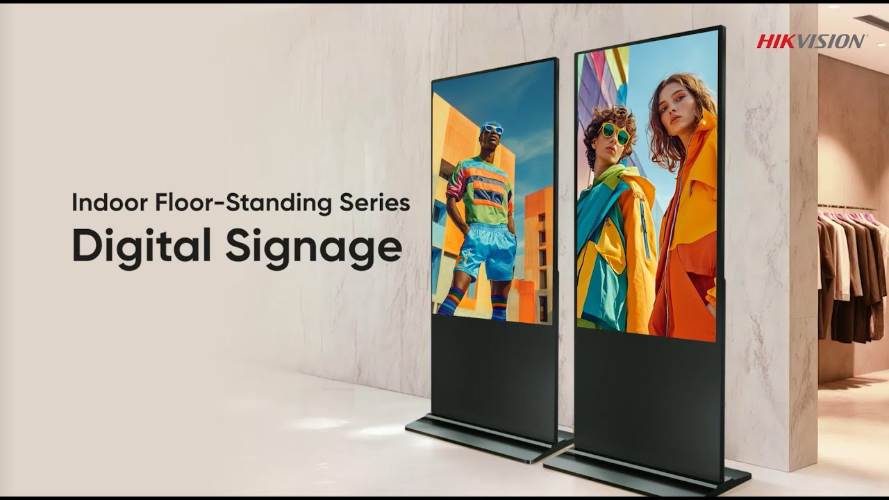 Hikvision Indoor Floor Standing Digital Signage | Smart. Sleek. Interactive.