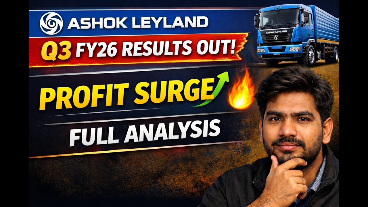 Ashok Leyland Q3 FY26 Result Out! 🚀 Big Surprise? | Future Outllook.