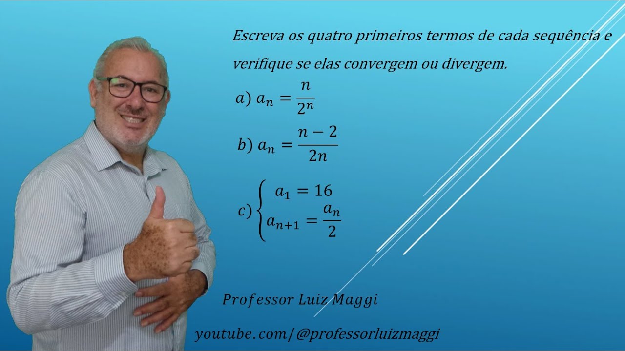 FÓRMULA DO TERMO GERAL E LEI DE RECORRÊNCIA DE SEQUÊNCIAS#professorluizmaggi