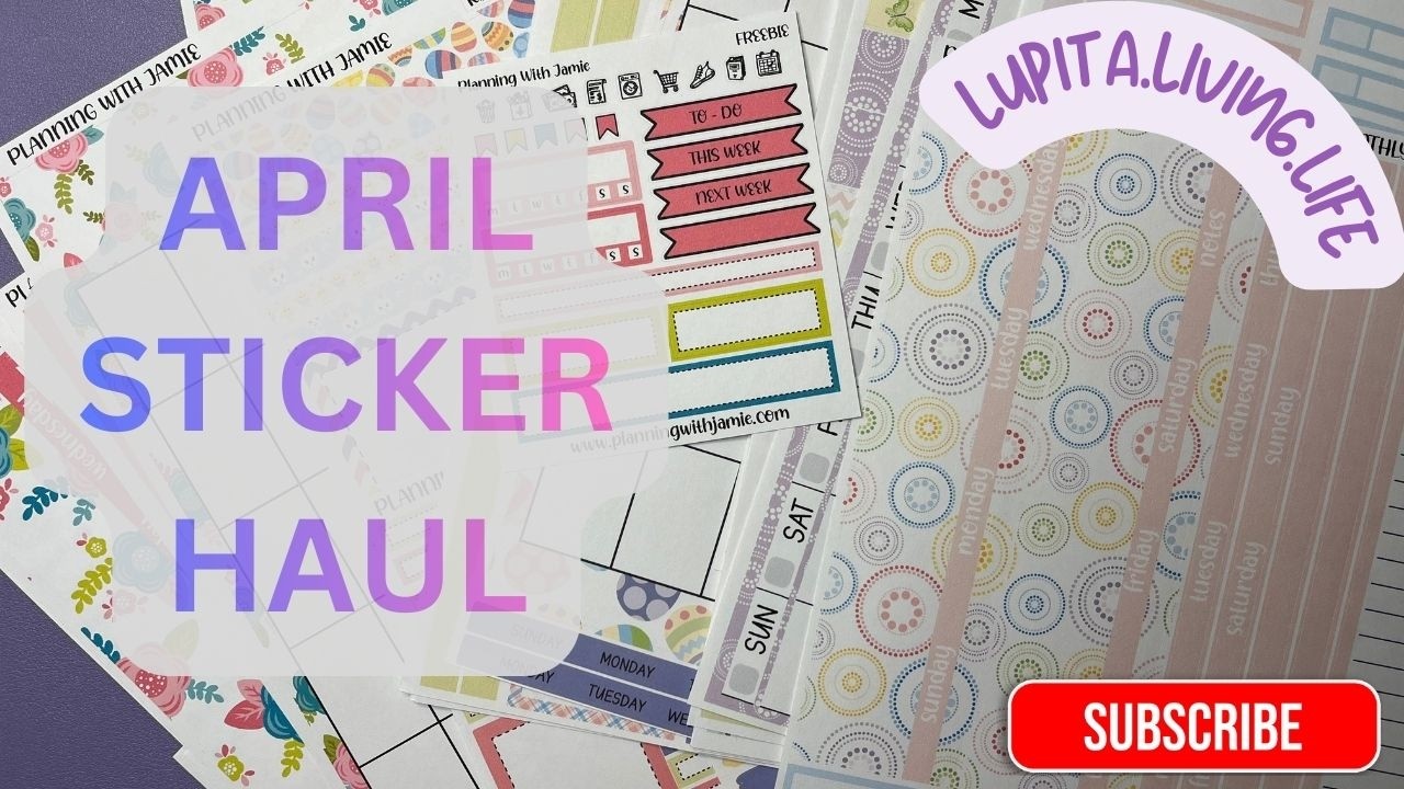 STICKER HAUL FOR APRIL!!!!!
