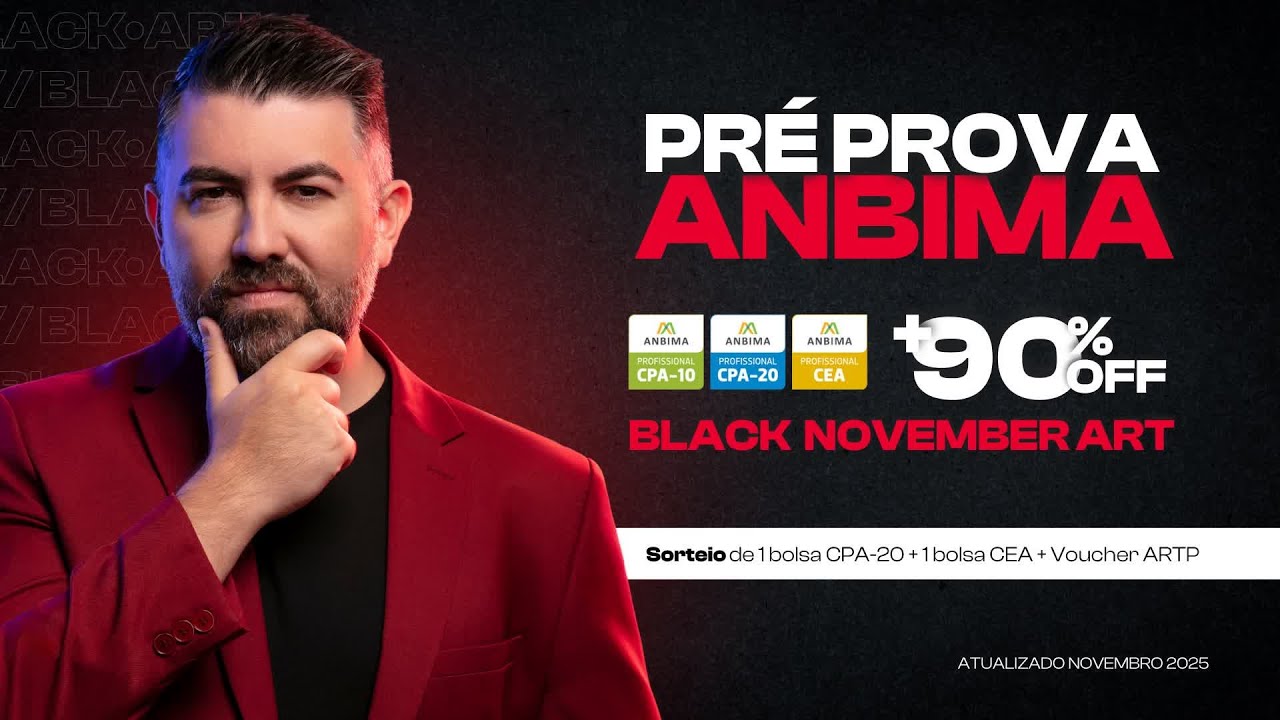 CPA-10, CPA-20 e CEA - Quest&otilde;es Resolvidas AO VIVO - Pr&eacute;-Prova ANBIMA #245