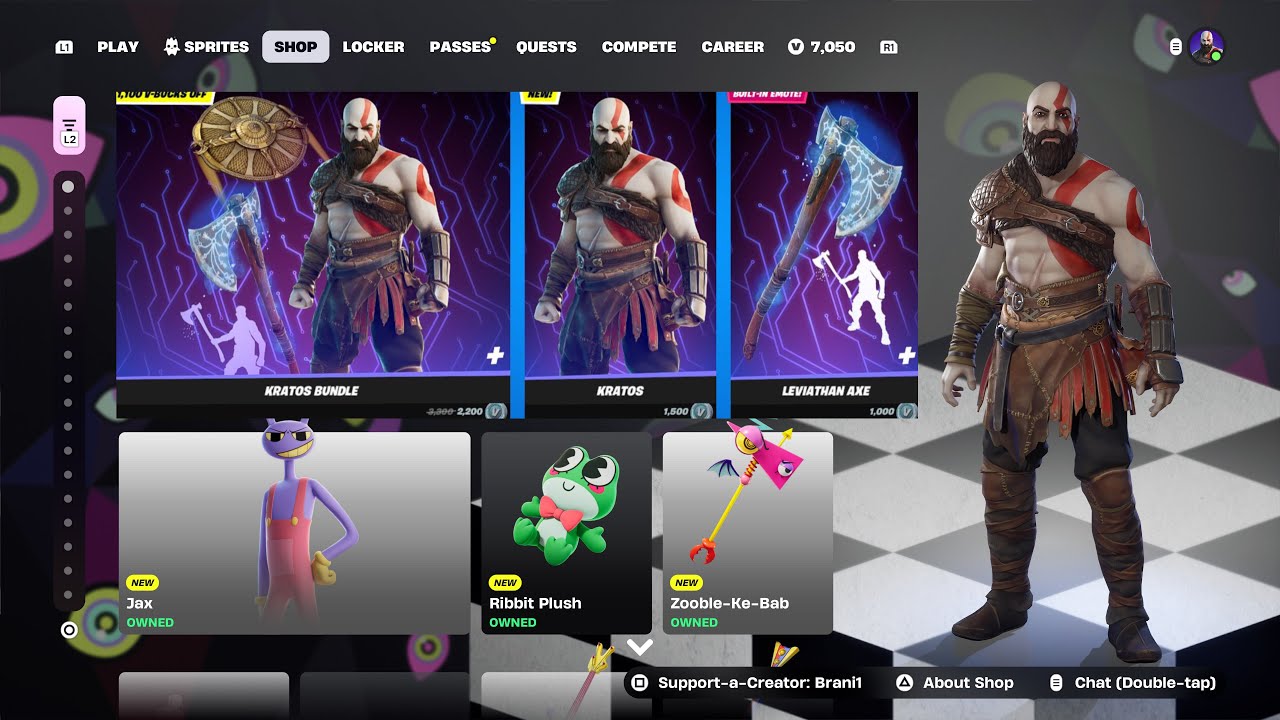 Дата возвращения скина Кратоса и кирки Левиатана в магазин предметов Fortnite: 2026 год!