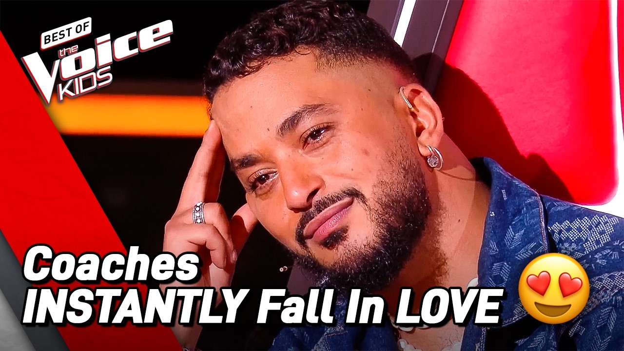 Coaches FALL IN LOVE with these KIDS Voices! 😍