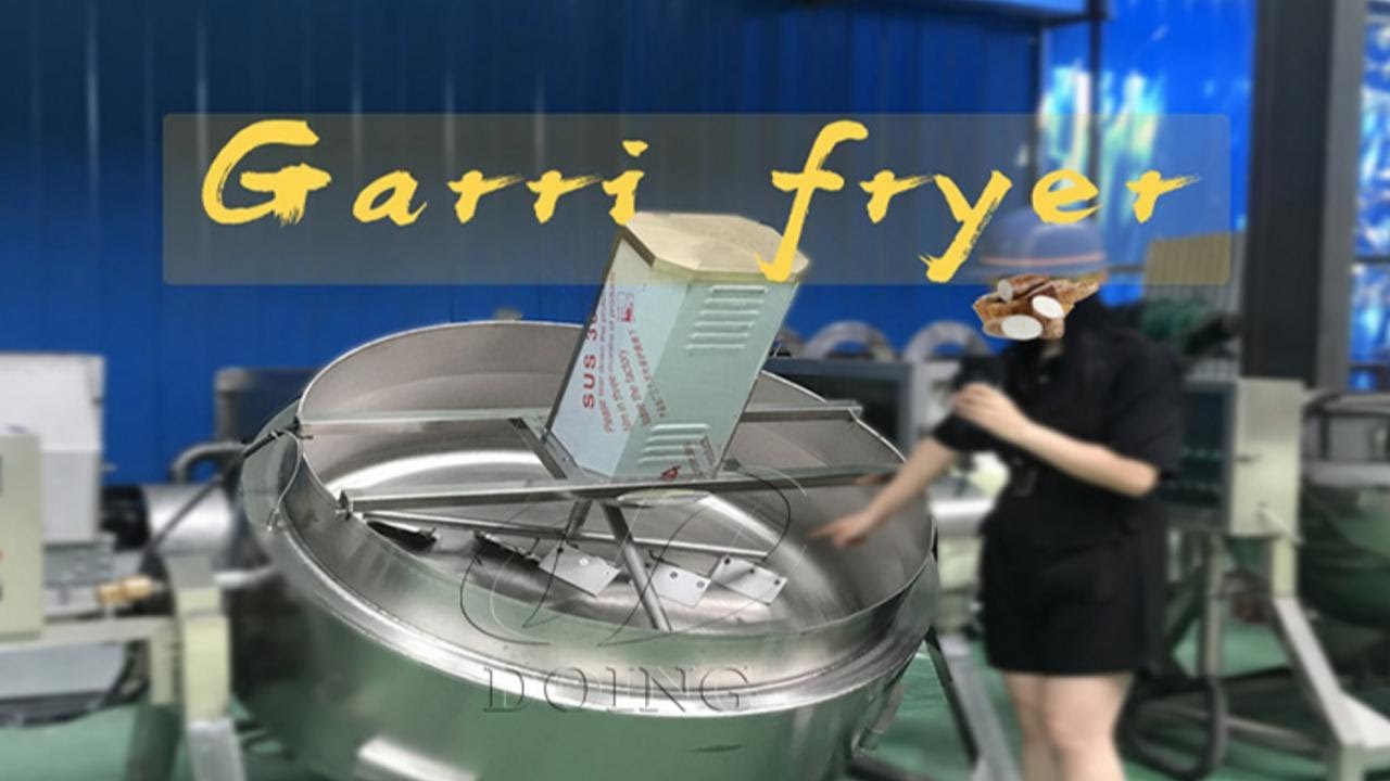 Garri Processing Machine Garri Frying for White and Yellow Garri Production