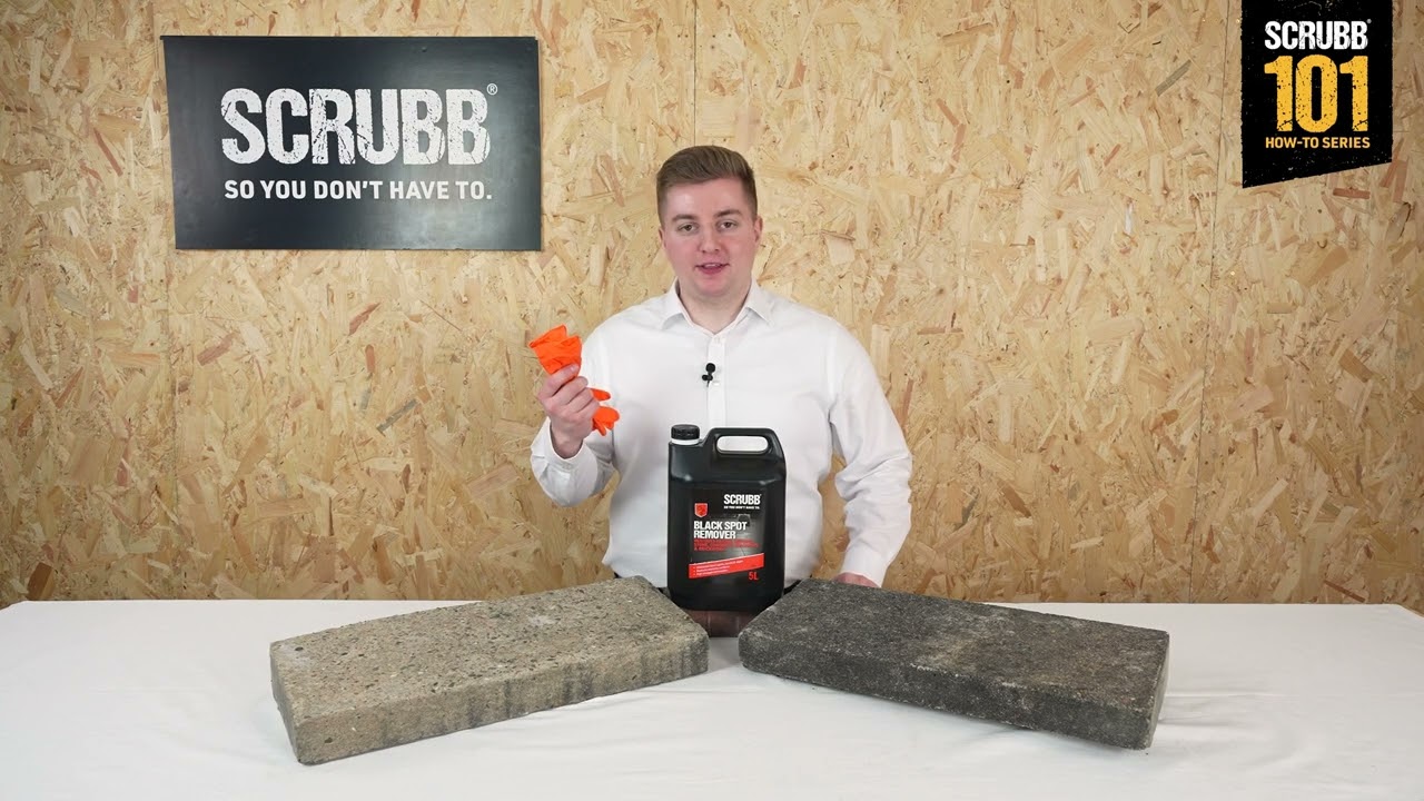 How to Clean Stubborn Patio Black Spots | SCRUBB Black Spot Remover