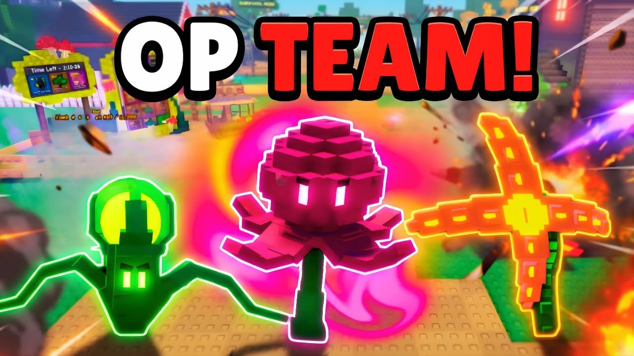 Сможет ли наша КОМАНДА ГРИБНЫХ ЯЩИКОВ ПРОЙТИ В СОЛО НЕВОЗМОЖНЫЙ РЕЖИМ в Garden Tower Defense!