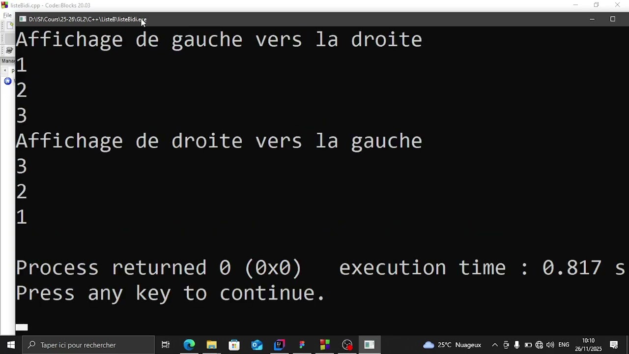 TP Liste Mono et Bidirectionnelle en C++  GL2