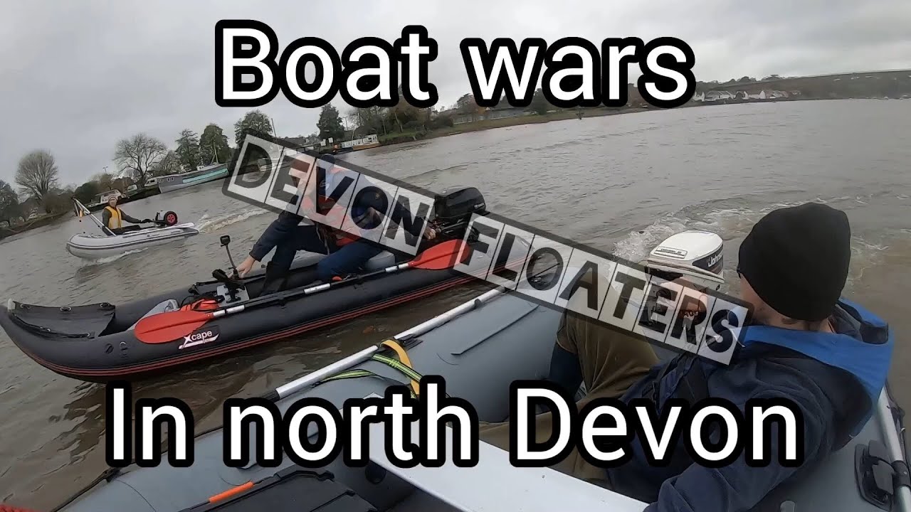 Boat wars! Sib fun in north Devon