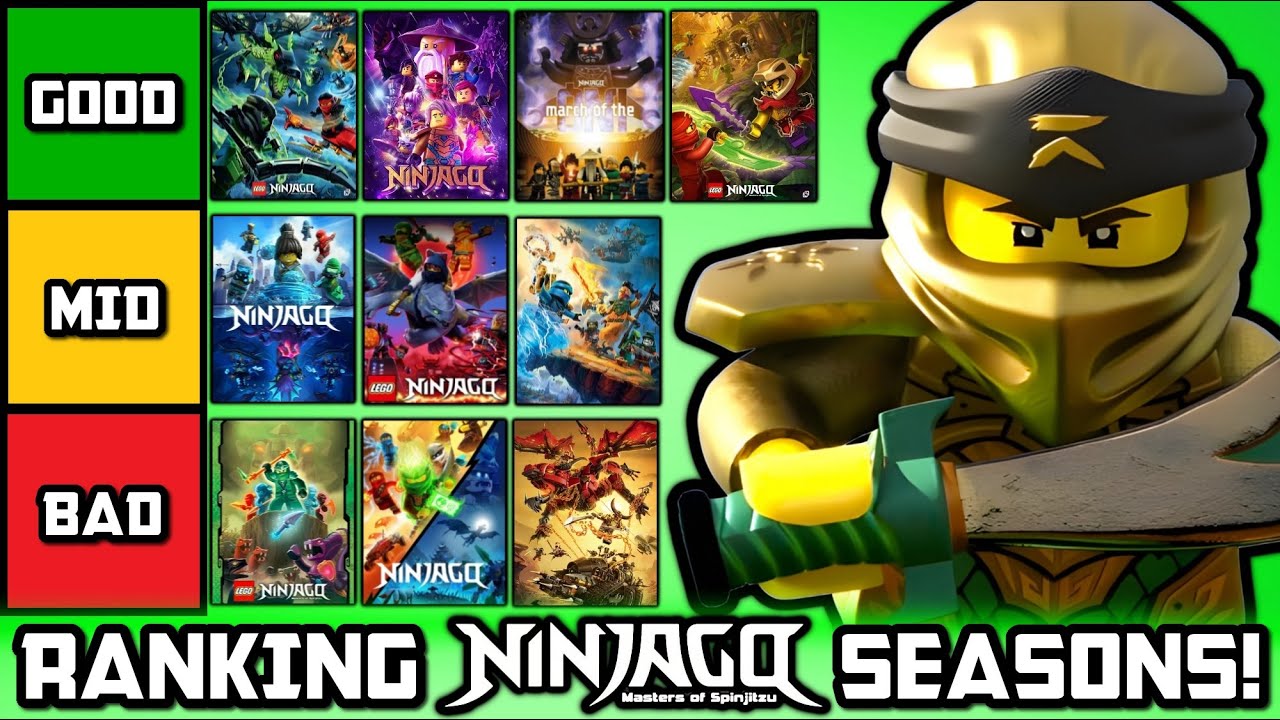 Я оценил ВСЕ сезоны Ninjago! 🐲 (включая 2-й сезон Dragons Rising)