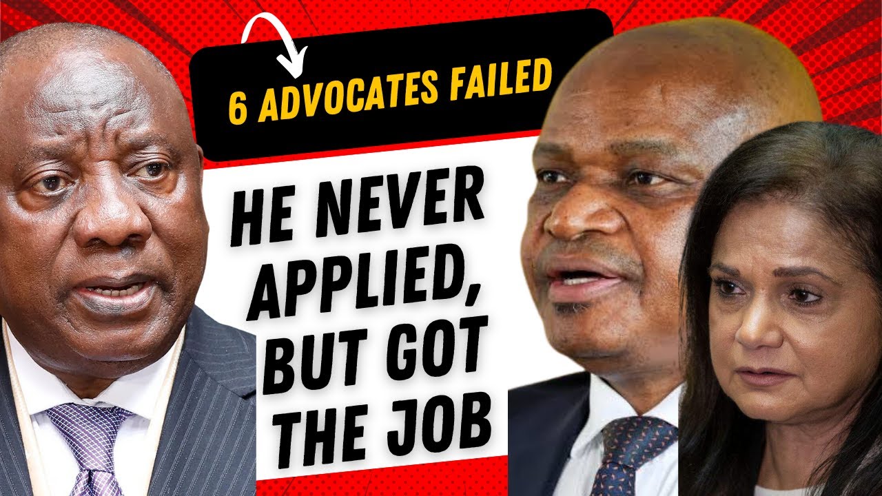 Why All Six NDPP Candidates FAILED — Ramaphosa Appoints SIU Head Who Never Applied