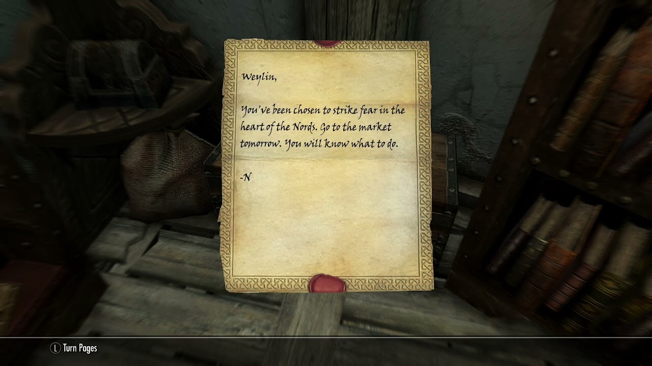 Weylin's Note (Notes of Skyrim Read Aloud)