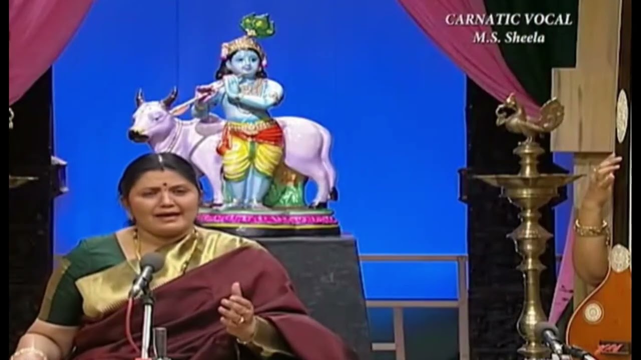 Indian Classical Music - Carnatic Classical Music - Vocal Recital - Vidushi M S Sheela -