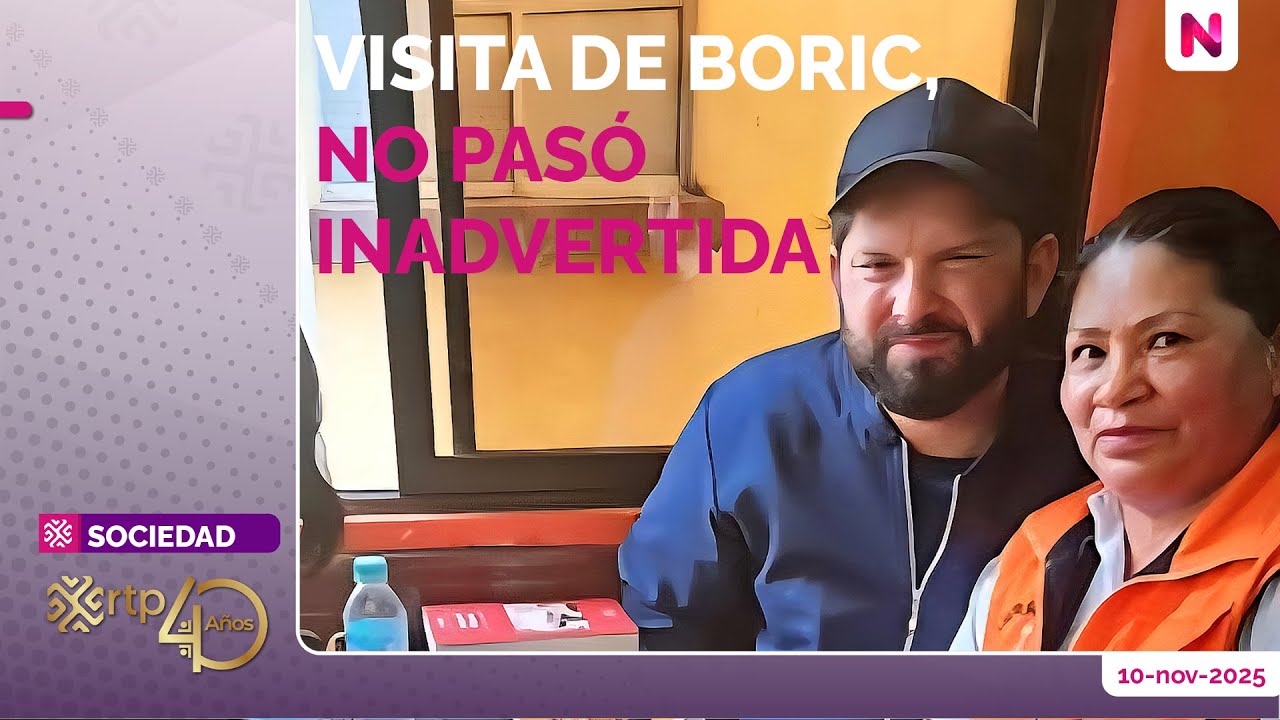 Visita de Gabriel Boric, no pasó inadvertida