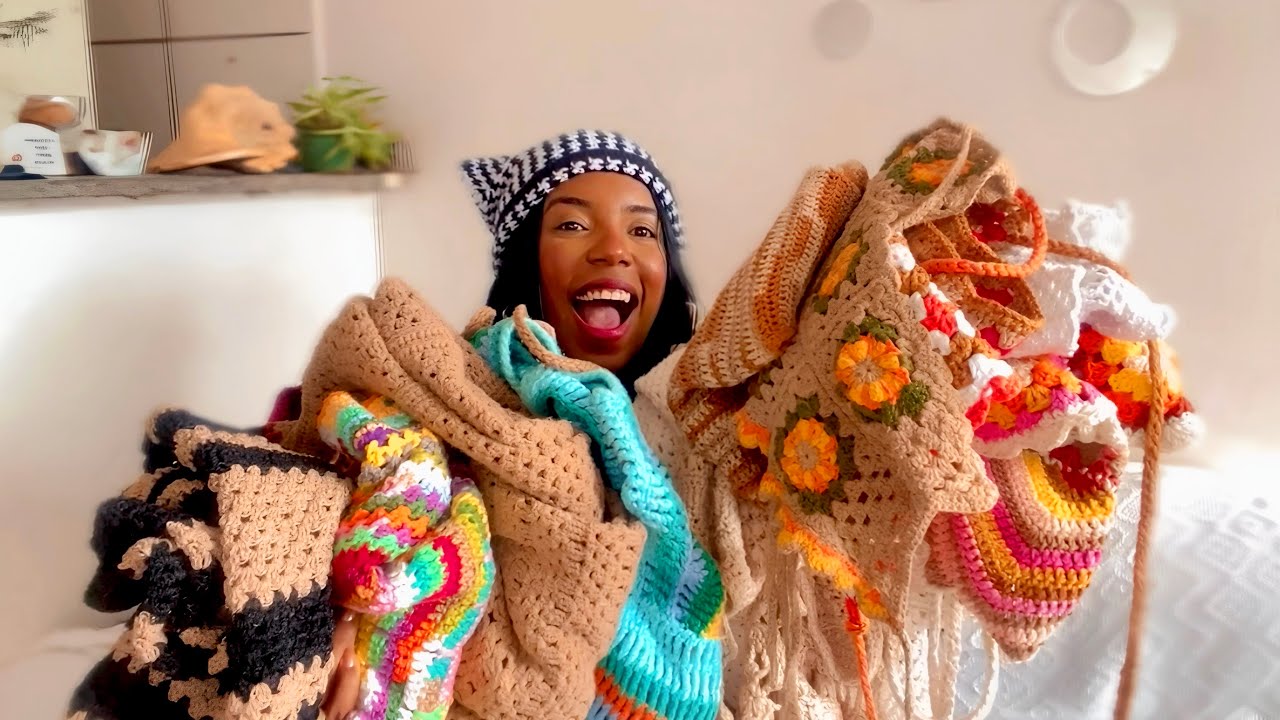 Parte 1: Criei meu closet só com Roupas de Crochê