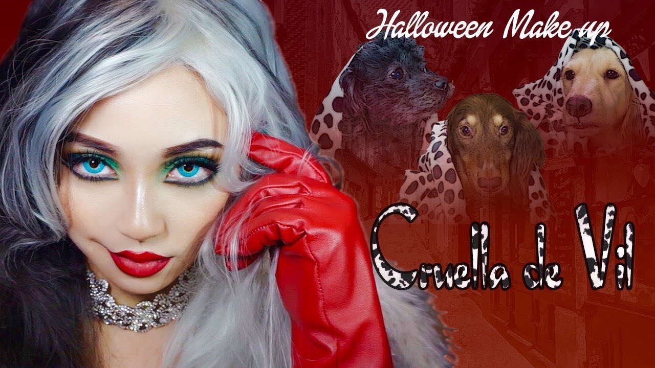 クルエラメイク★✴︎ハロウィンに使える4種類カラコン✴︎★