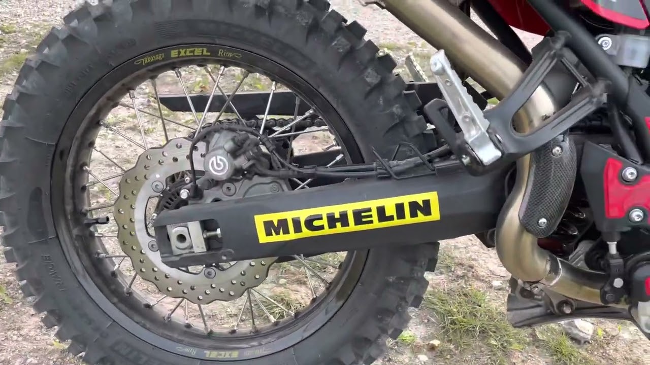 Yamaha T7 Tenere ,Michelin enduro tyre and Bib Mousse set up