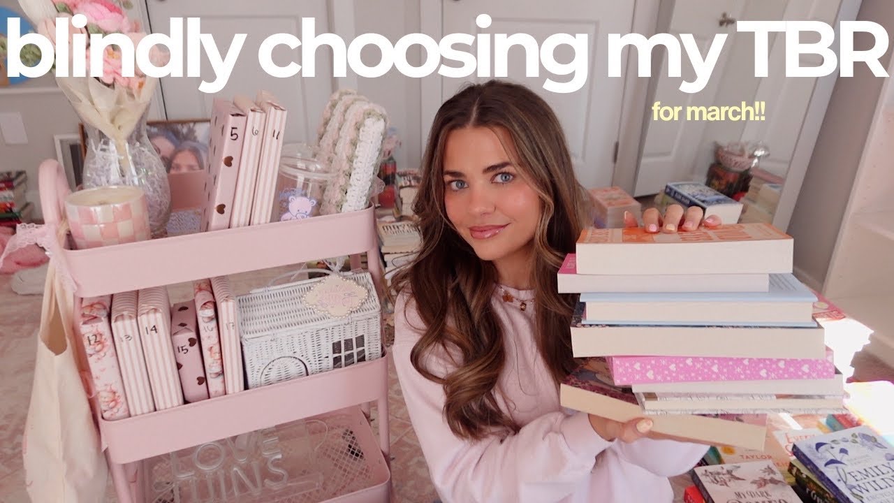 BLINDLY choosing my March tbr!! 🍀📖💞