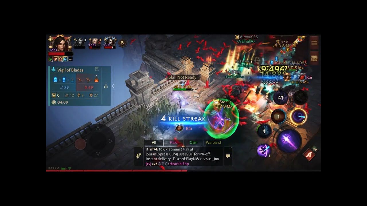 BDSM vs Valhalla | VOB | Diablo Immortal PVP
