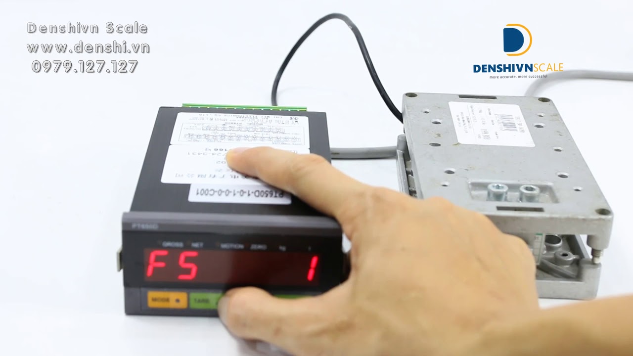 HƯỚNG DẪN HIỆU CHUẨN ĐẦU CÂN PT650D