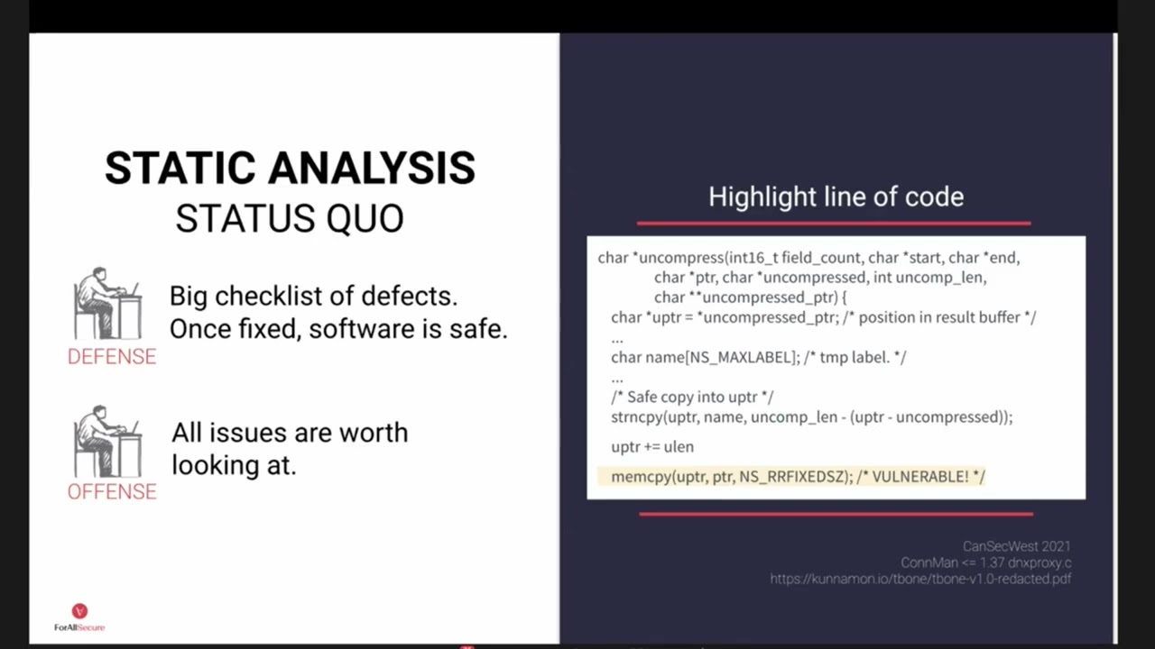 CanSecWest 2022 Keynote: David Brumley, Forallsecure