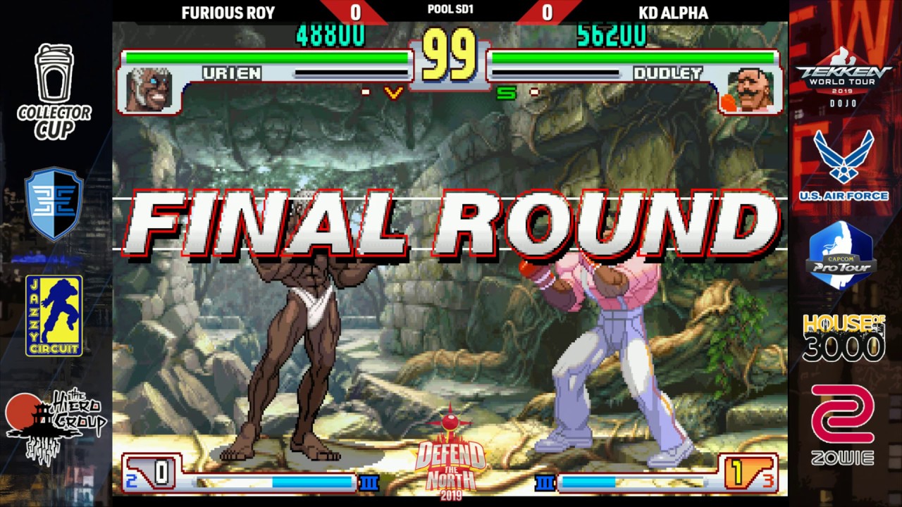 Street Fighter III: 3rd Strike - Furious Roy (Urien) vs. KD Alpha (Dudley) @ Defend the North 2019