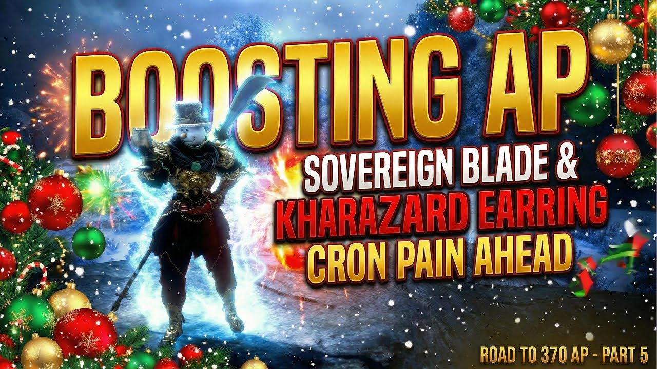 BDO Journey to 370 AP Part 5: Sovereign Blade PEN & Kharazard Earring SEP Enhancement Madness!