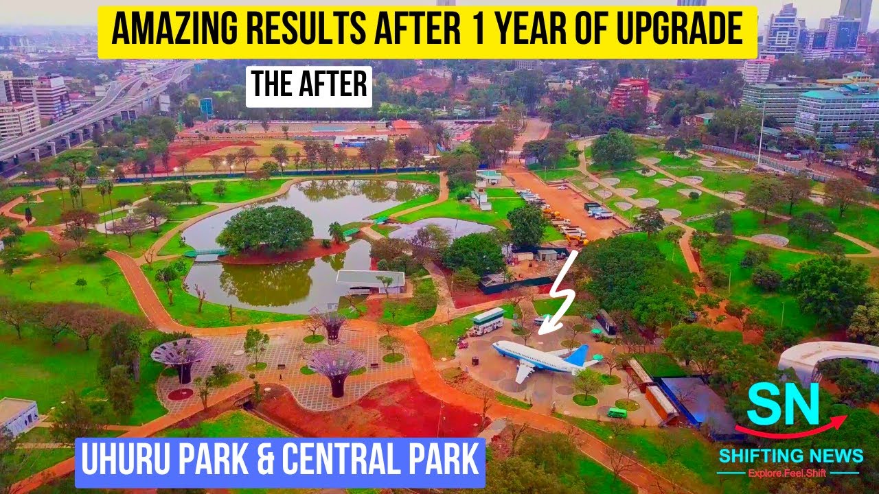Uhuru Park Before & After | Central Park Aerial Views