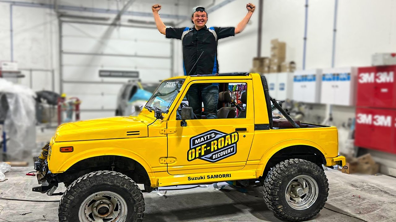 Giving Matt His Secret Samurai @ Off Road Wrecker Games!