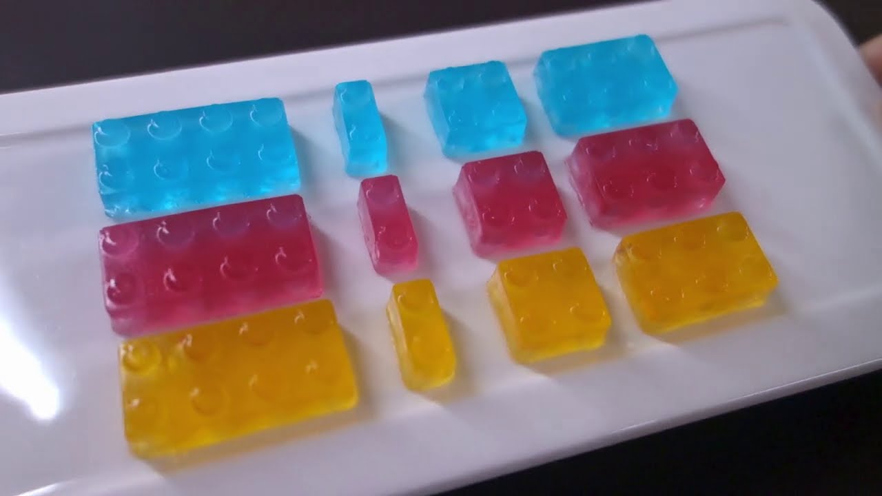 포핀쿠킨 블록 모양 구미 Popincookin Block shaped Gummy [ASMR]