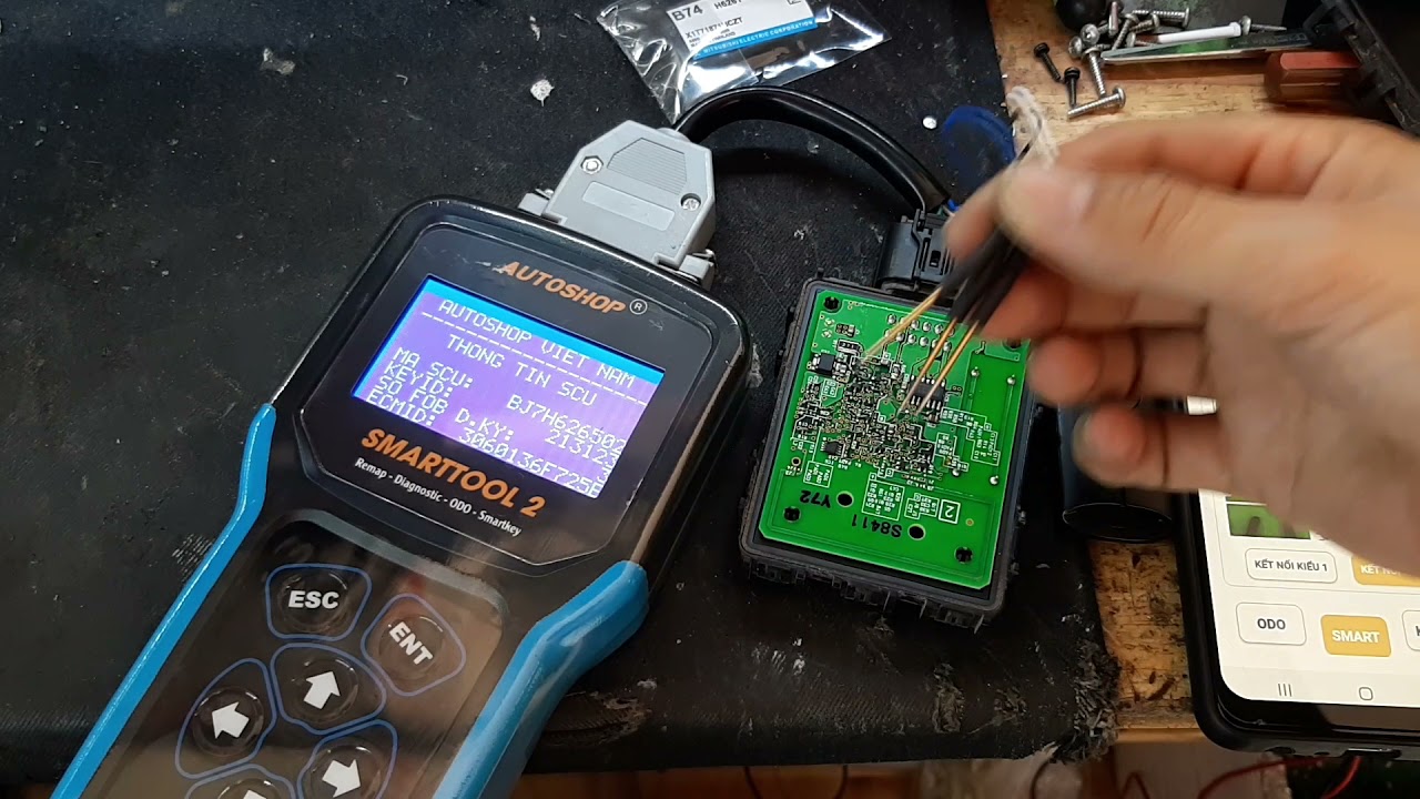 lấy mã ID làm chìa SMK YAMAHA SMATR TOOL 2