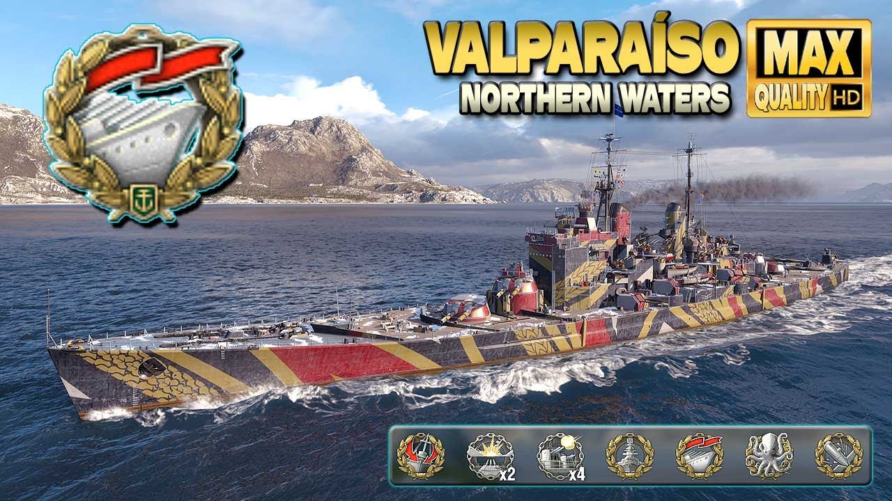 Battleship Valparaíso: Crazy Solo Warrior — World of Warships