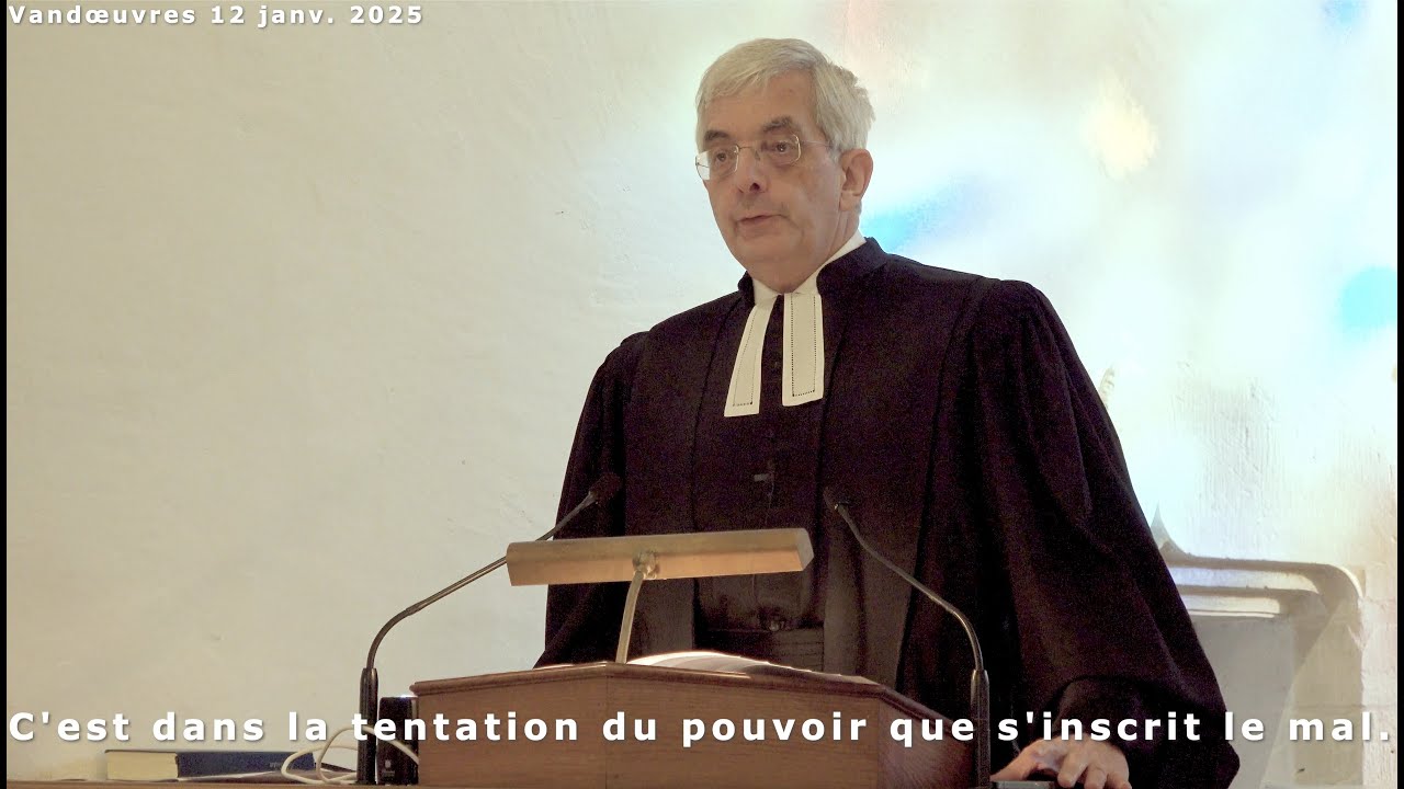 2/2 - C'est dans la tentation du pouvoir que s'inscrit le mal. (Genèse 3 ; Luc 4 ; Matthieu 5)