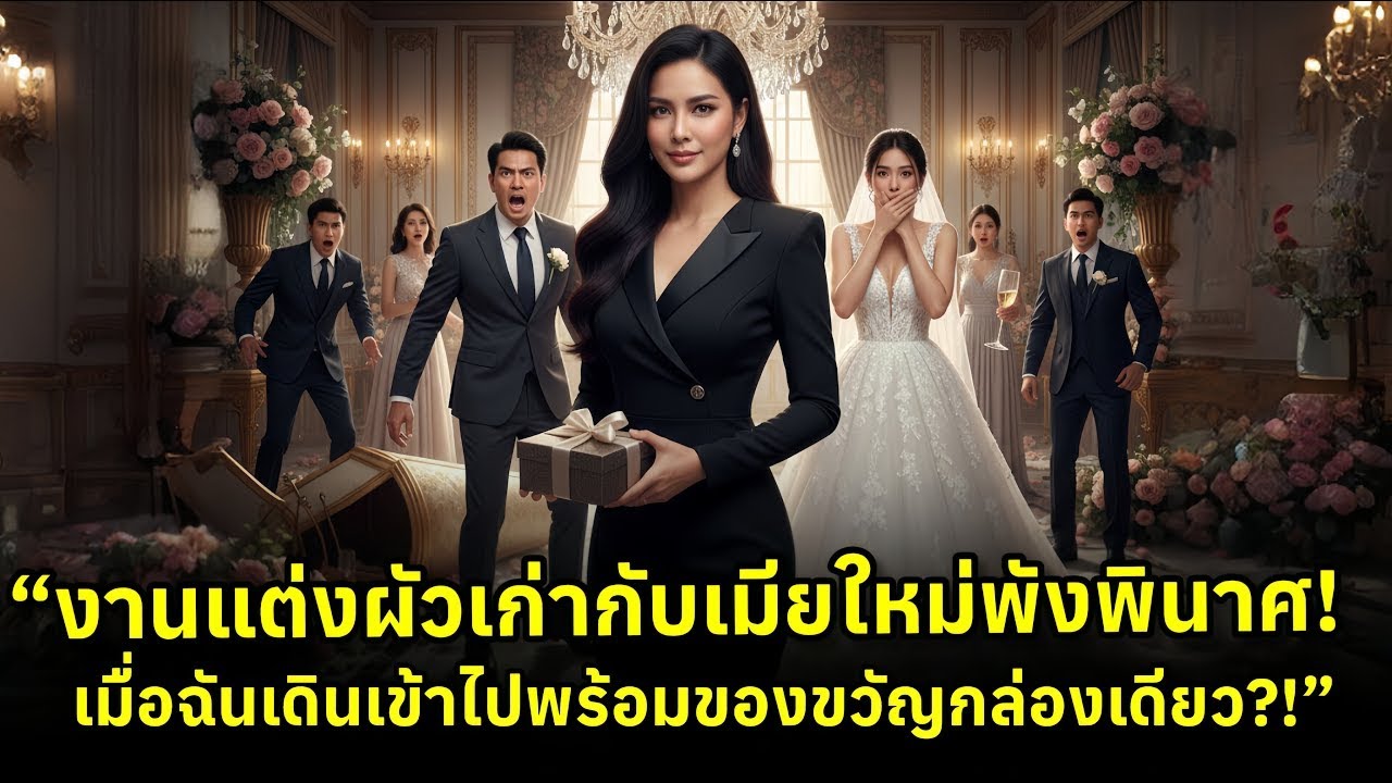 งานแต่งผัวเก่ากับเมียใหม่!! ต้องพังพินาศเมื่อฉันเดินเข้าไปพร้อมของขวัญกล่องเดียว! #เรื่องเล่าชีวิต