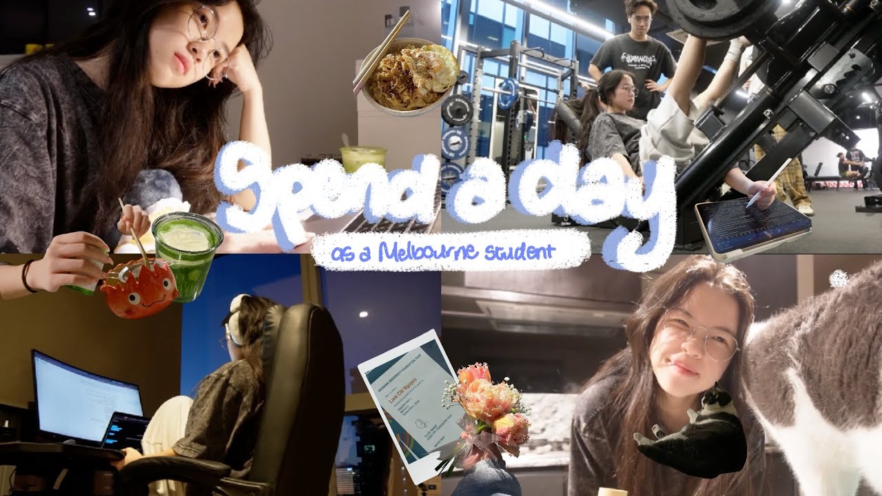 a day in my life as a student in melbourne | học, nấu ăn, tập gym | chii ngáo vlogs
