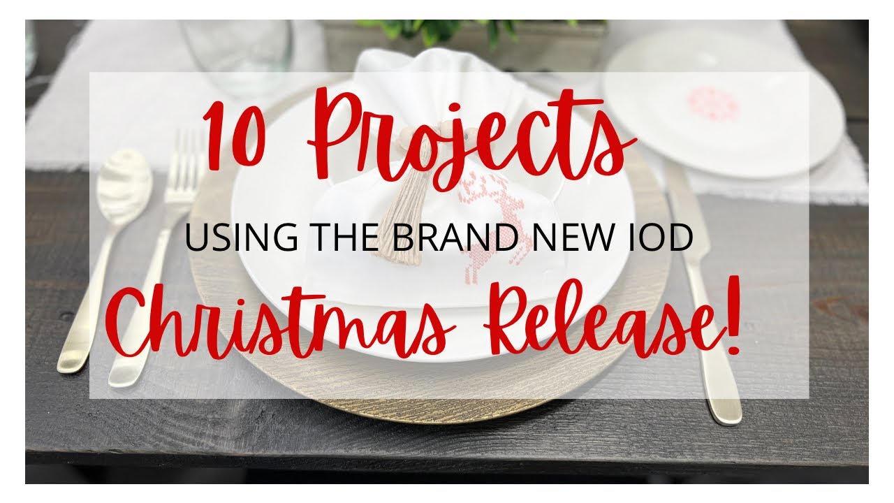 10 Projects Using Christmas 2022 IOD - Iron Orchid Designs Stamps & Transfers | IOD Christmas