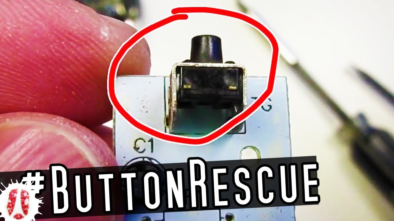 Как вы можете отремонтировать неисправный кнопочный переключатель #electronics #DIY