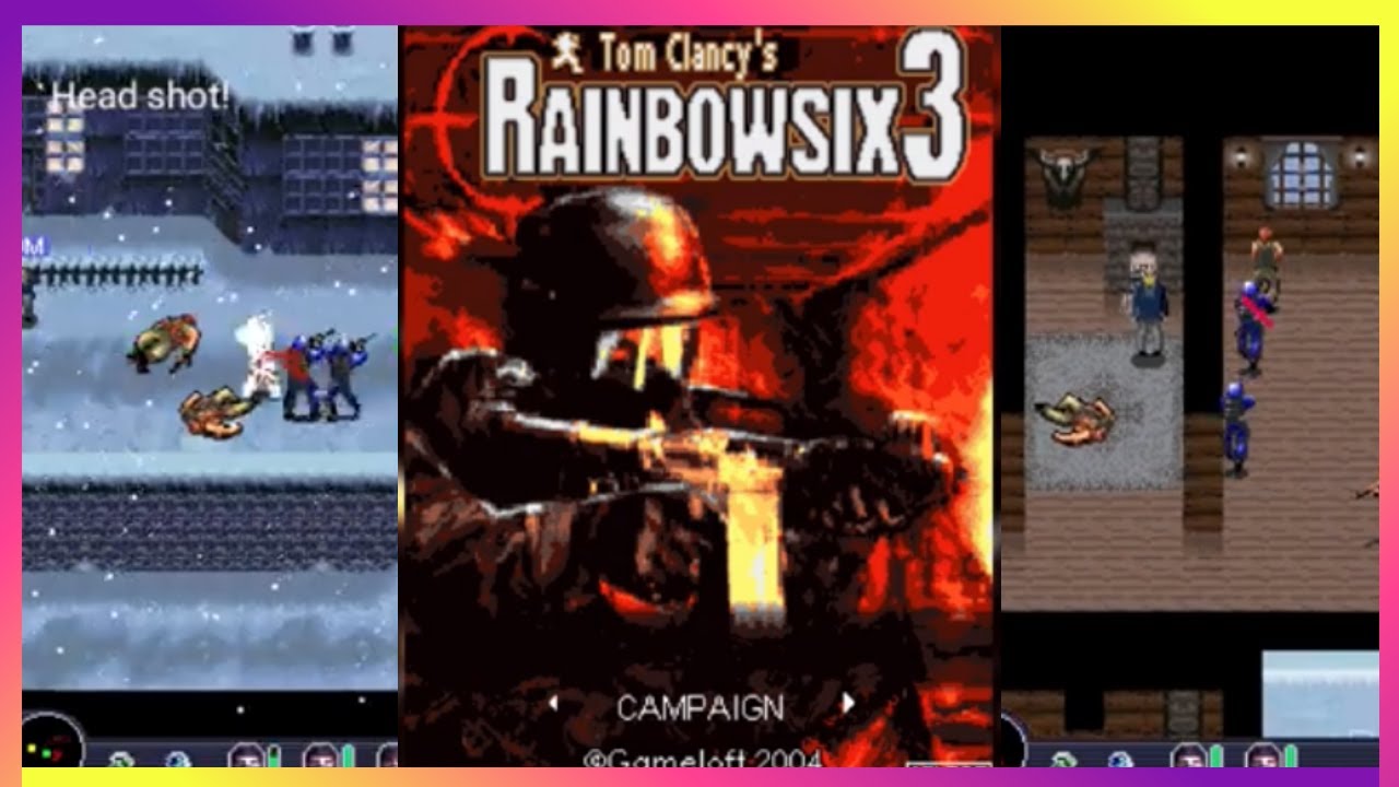 Rainbox Six 3(2004) MOBILE JAVA GAMES GAMELOFT GAMEPLAY Nostalgia Old Games