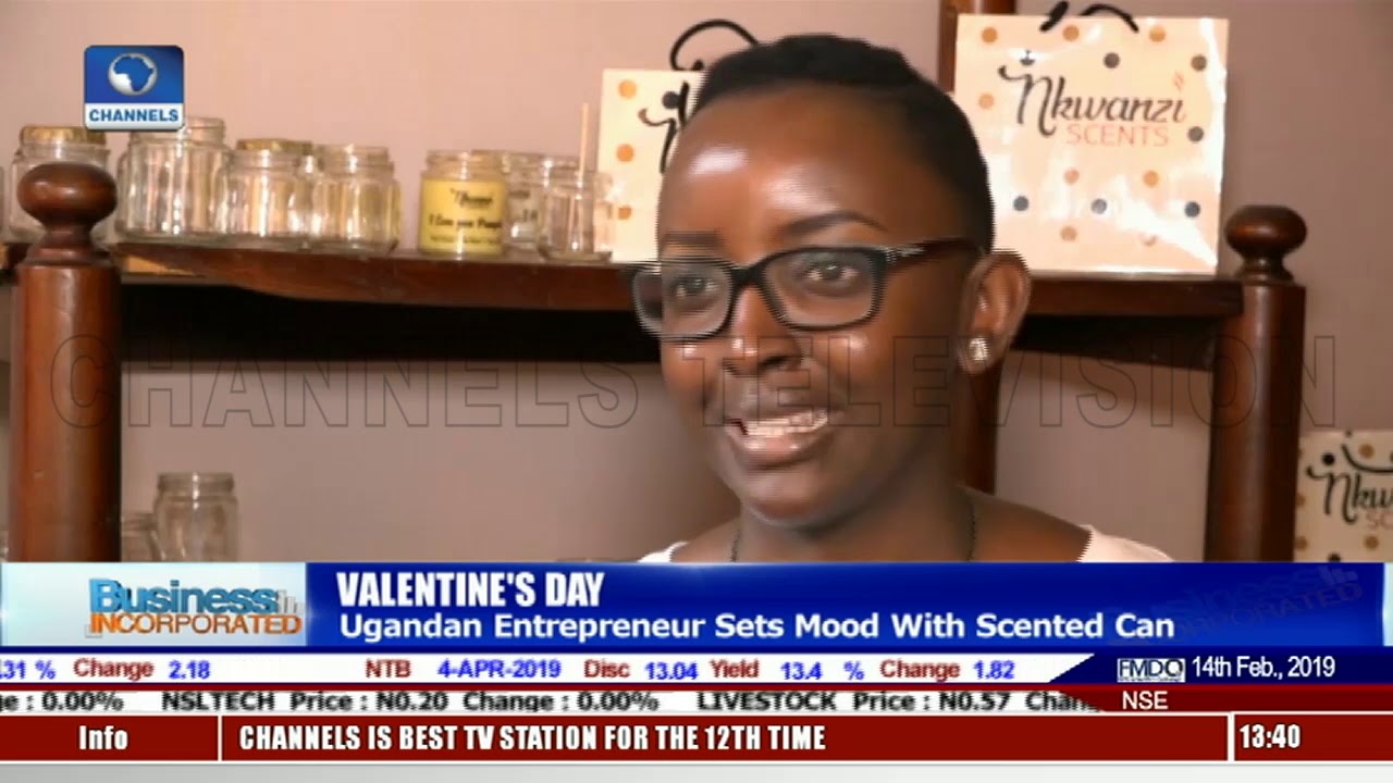 Val's Day:Ugandan Entrepreneur Sets Mood With Scented Candle |Business Incorporated|
