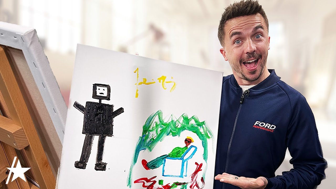 Frankie Muniz Paints His Vision For The Future | Behind the Easel