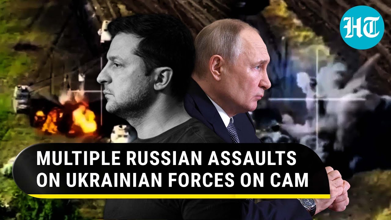 Ukrainian Troops Walk Into Russian Mine Trap; Western Vehicles Blown Up On Cam | Watch