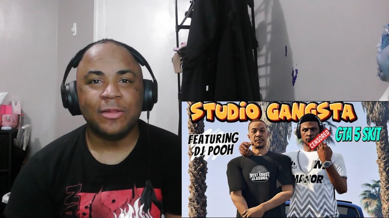 VASS REACTS TO @itsreal85vids THE STUDIO GANGSTA FT. DJ POOH