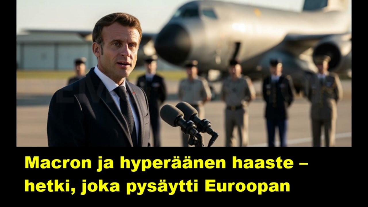 Macron ja hyperäänen haaste - hetki, joka pysäytti Euroopan