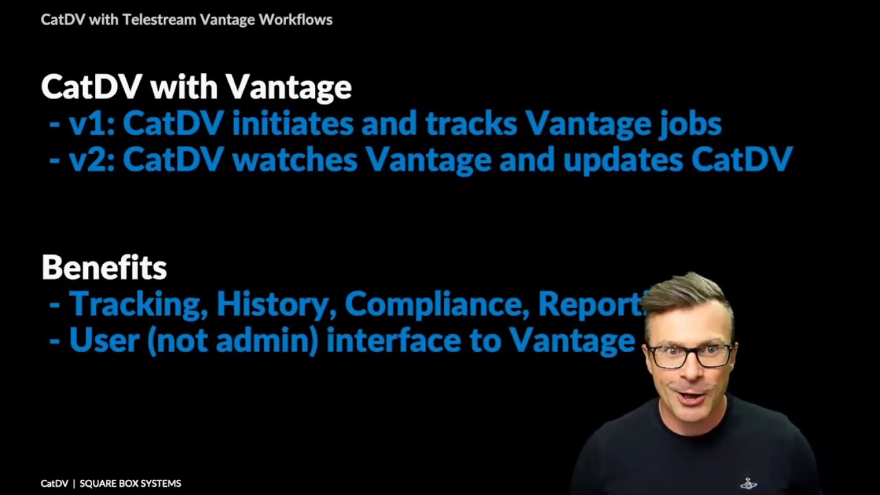 CatDV with Telestream Vantage Workflows