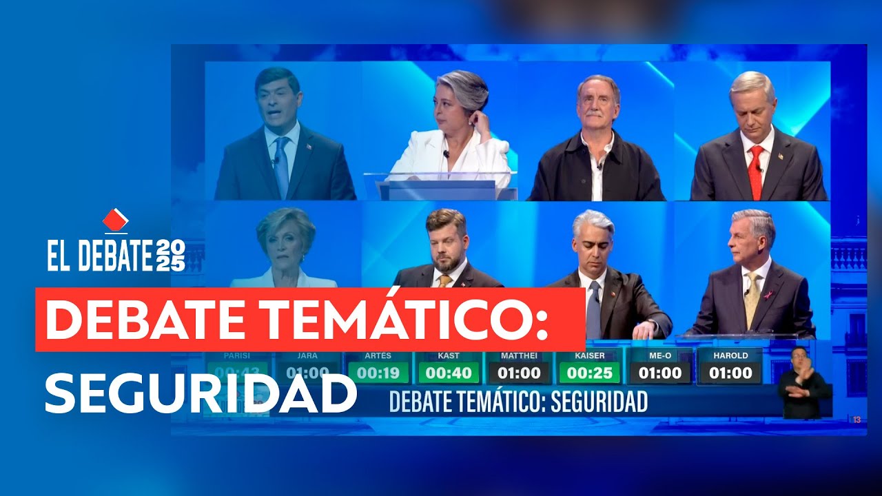 Candidatos debaten entre sí por temas sobre seguridad