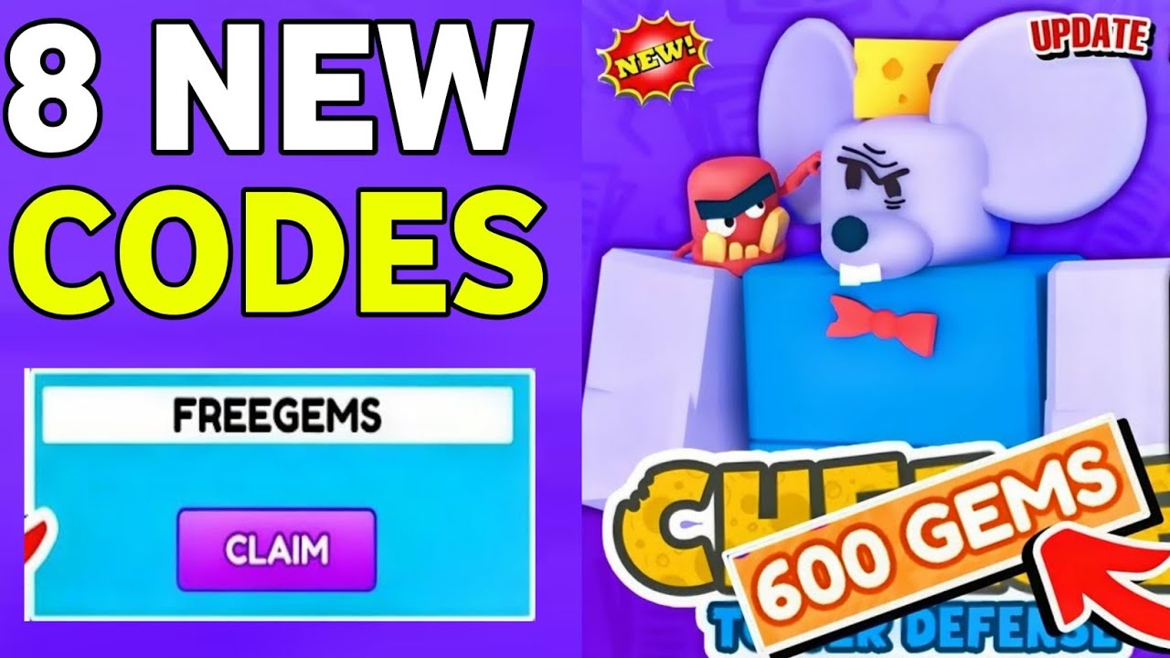 UPDATE⚡ CHEESE TOWER DEFENSE CODES IN AUGUST 2025 | ROBLOX CODES AUGUST 2025