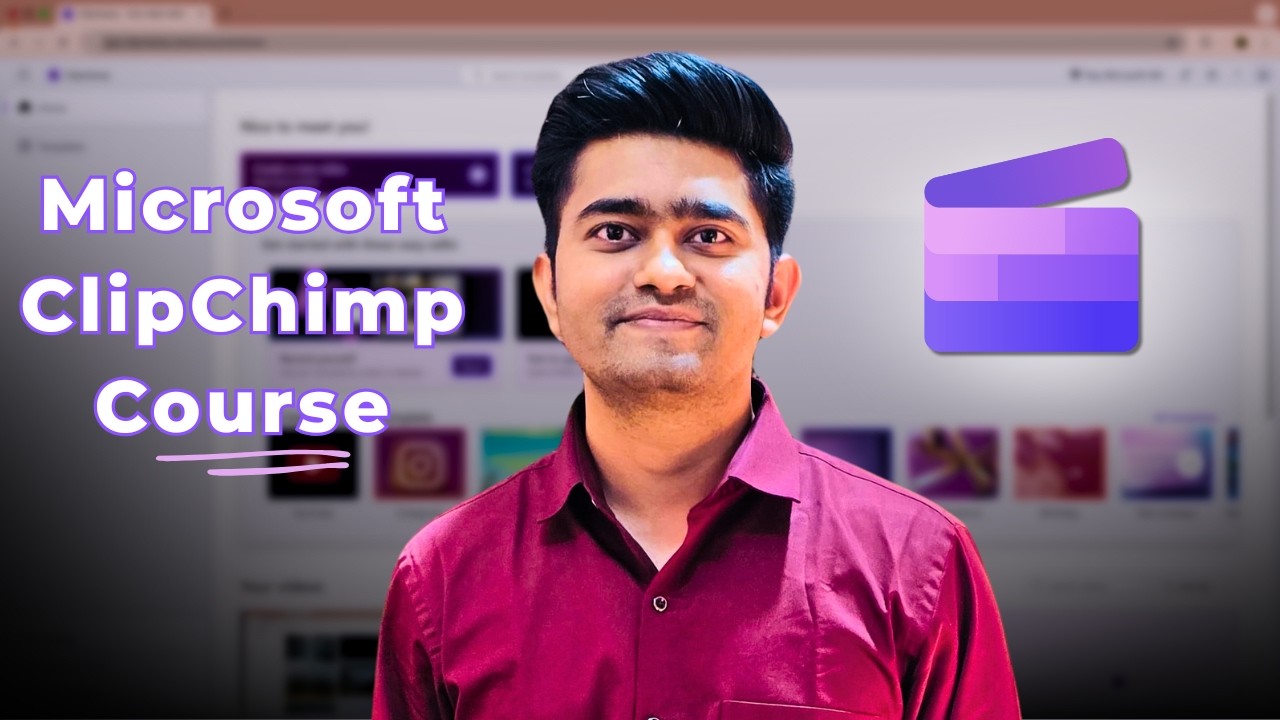 I Tried Microsoft Clipchamp From Scratch — Full Beginner Video Editing Tutorial