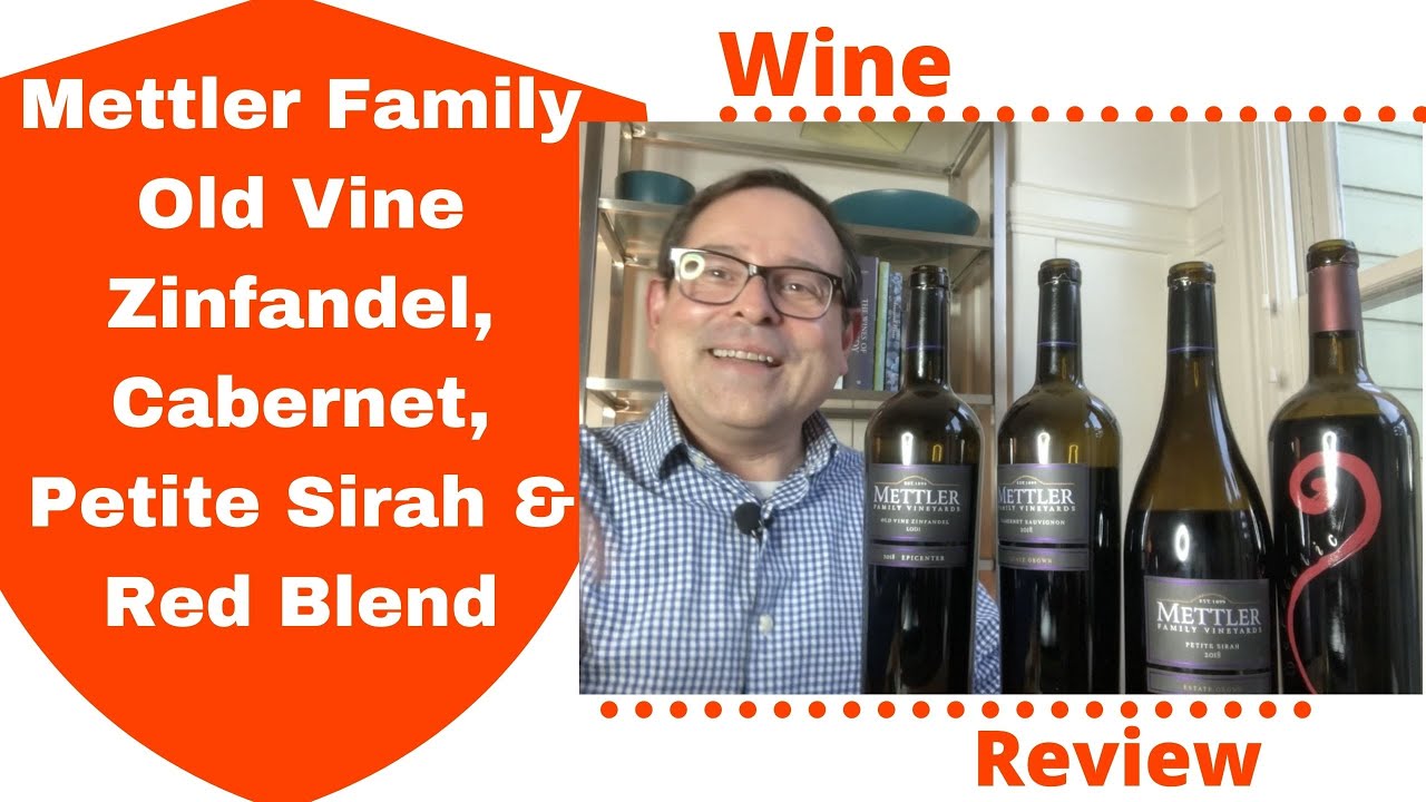 Mettler Family Old Vine Zinfandel, Cabernet, Petite Sirah & Red Wine #zinfandel