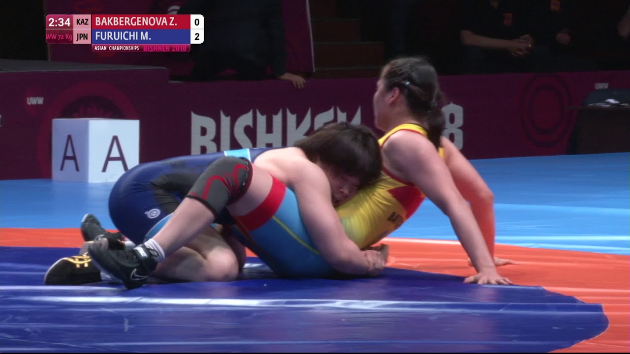 BRONZE WW - 72 kg: Z. BAKBERGENOVA (KAZ) v. M. FURUICHI (JPN)