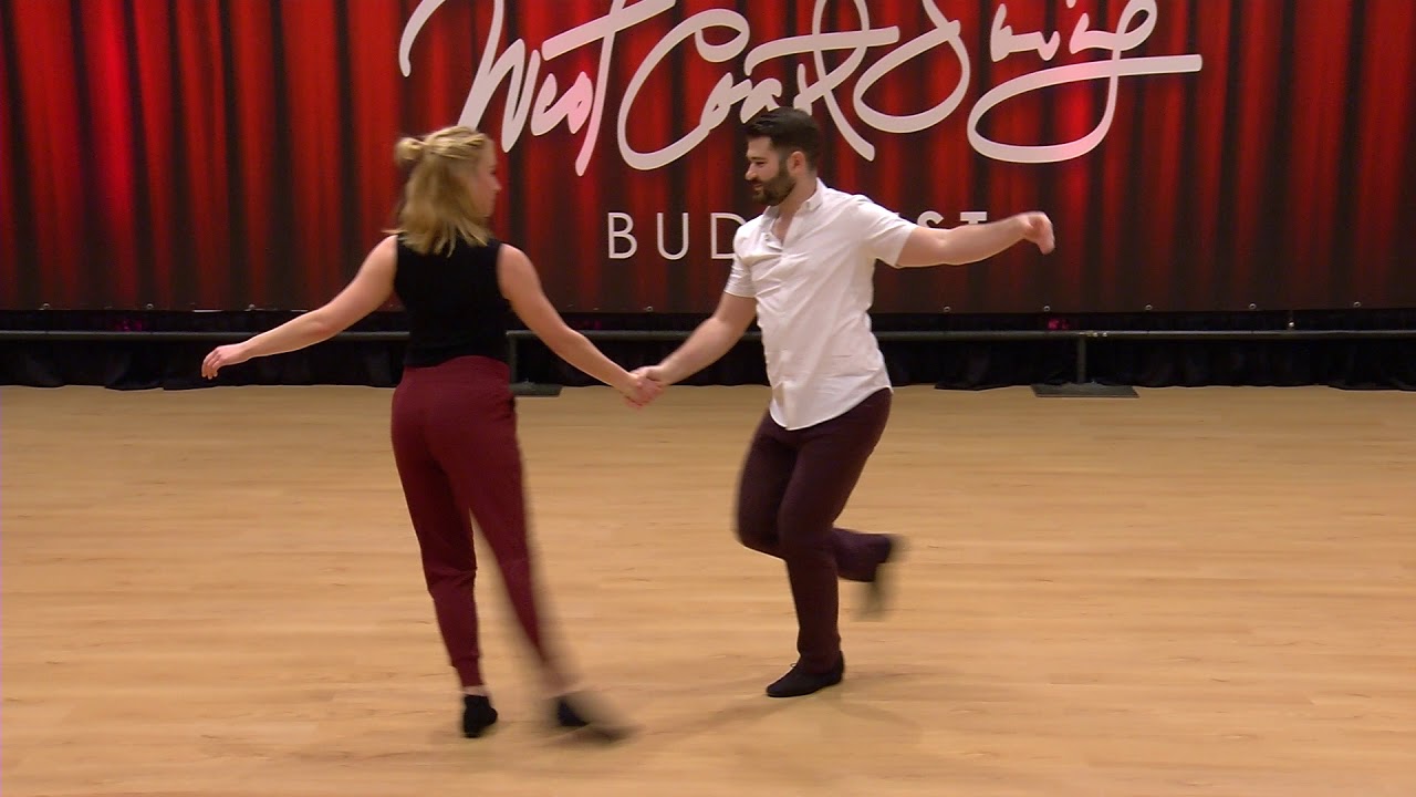 Ben Morris & Victoria Henk BudaFest 2019 Pro Demo - Improv West Coast Swing Dance